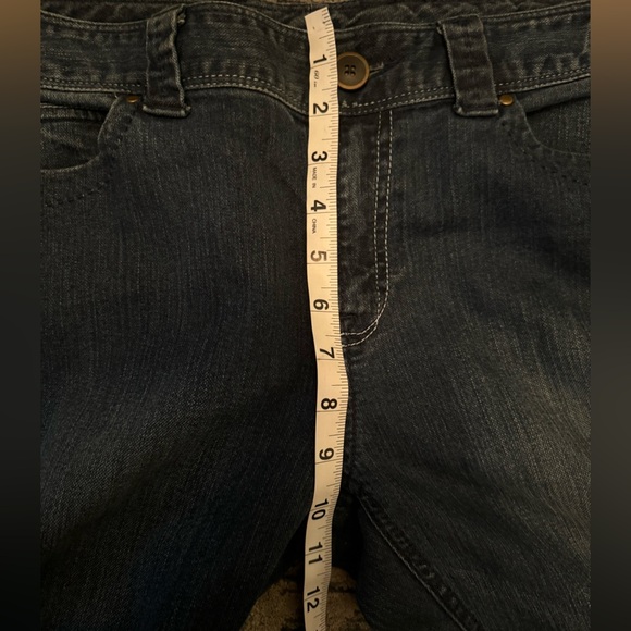 INC International Concepts Dark Wash Mid-Rise Wide Leg Jeans• 10 - Picture 11 of 13